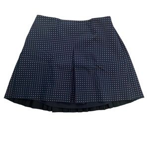 Tory Burch, Mini Skirt Pleated back with left side zip.